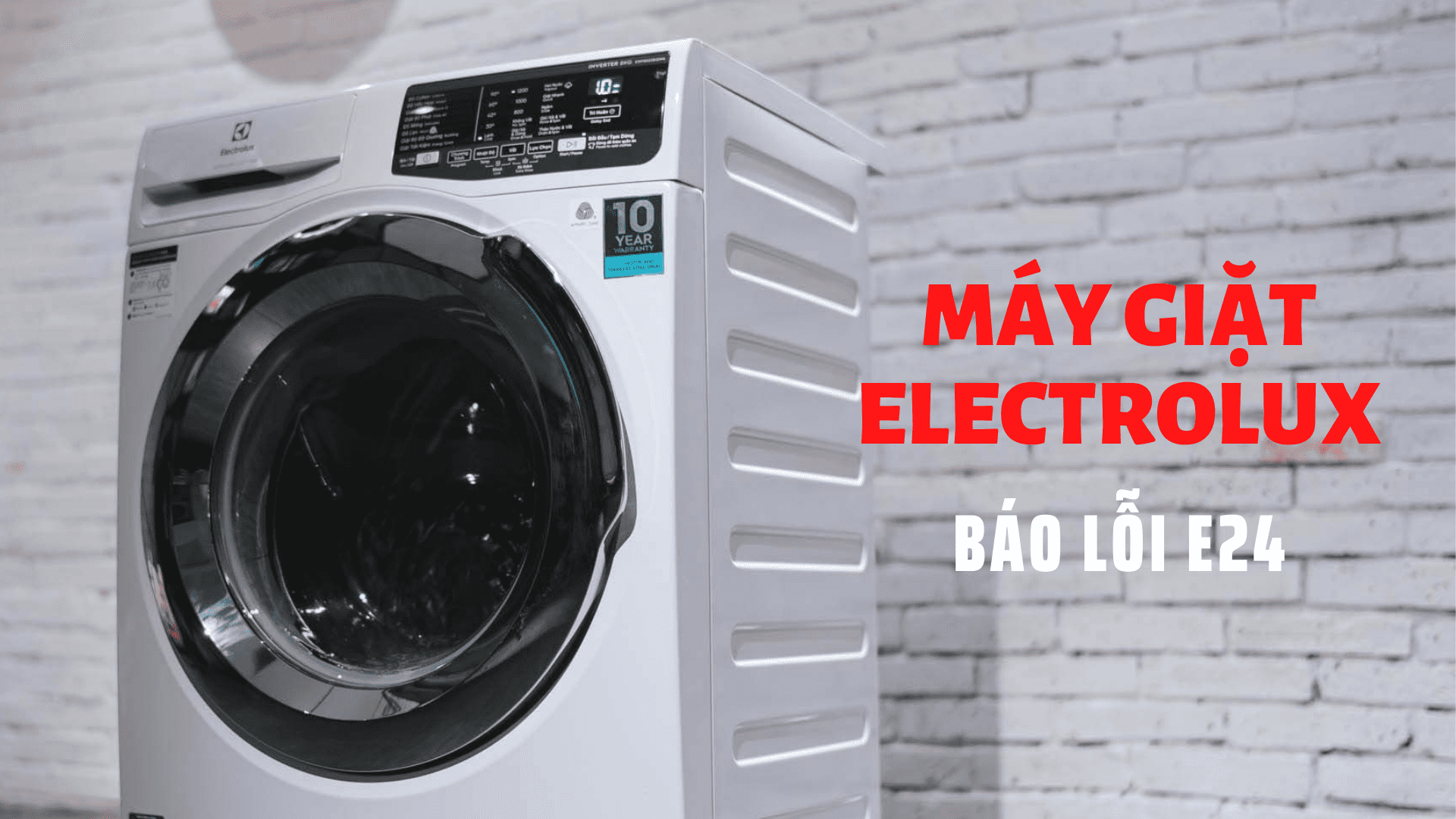 Lỗi E24 máy giặt Electrolux nghiêm trọng đến mức độ như thế nào?